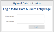data hub data and photo upload log in image